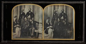 Group Portrait of Eight Eynard-Lullin Family Members by Jean Gabriel Eynard